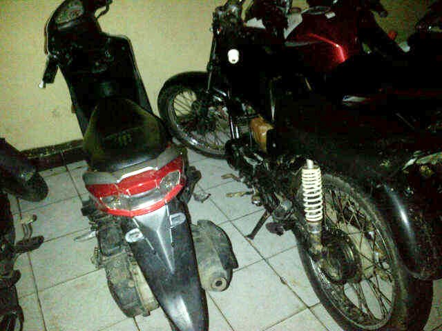 Barang bukti curanmor yang diamankan oleh Polsek Kota Sarolangun.
